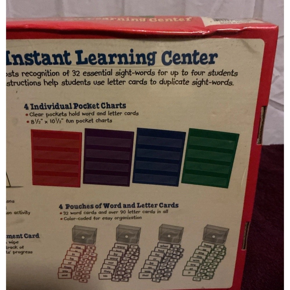 Lakeshore Sight Words Instant Learning Center Educational Homeschool EE187, NISB - Picture 15 of 15